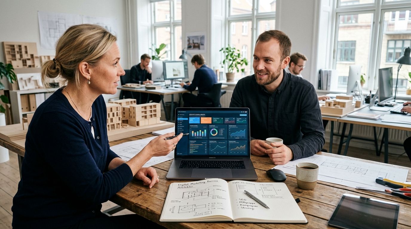 Digital marketing bureau til arkitekter