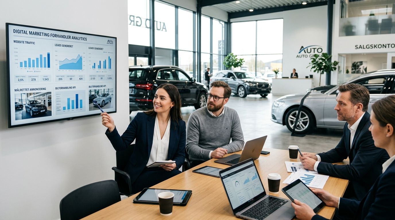 Digital marketing bureau til bilforhandlere