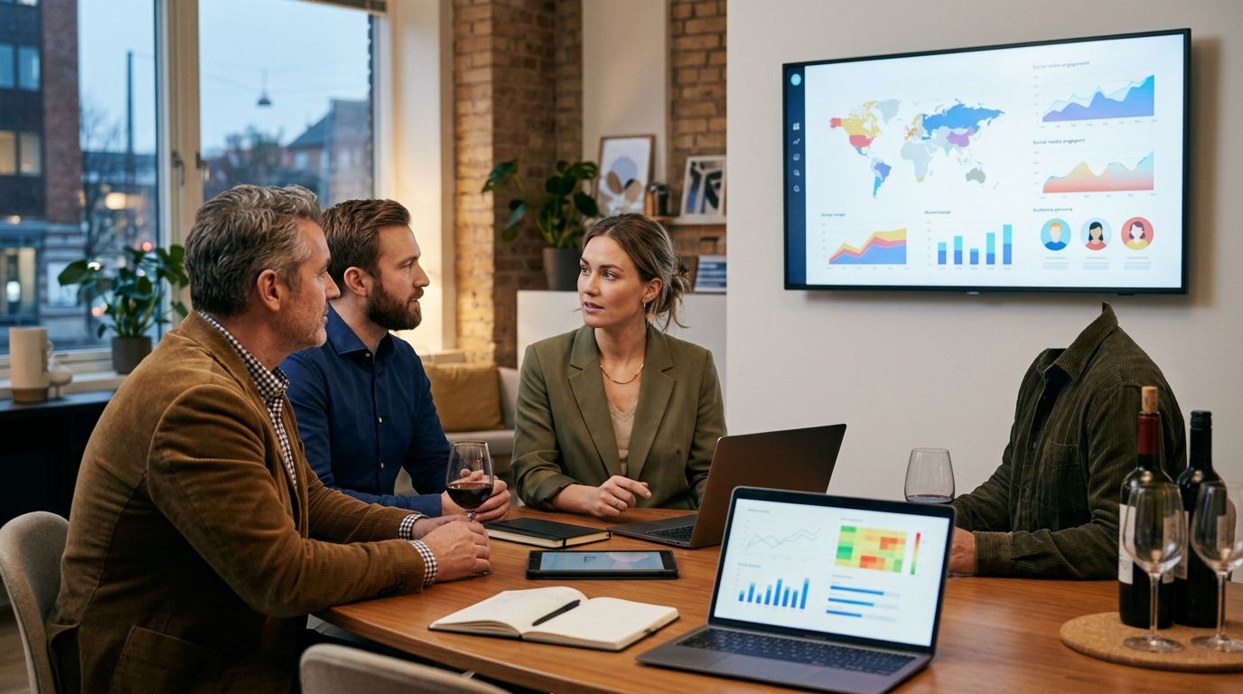 Digital marketing bureau til vinimportører