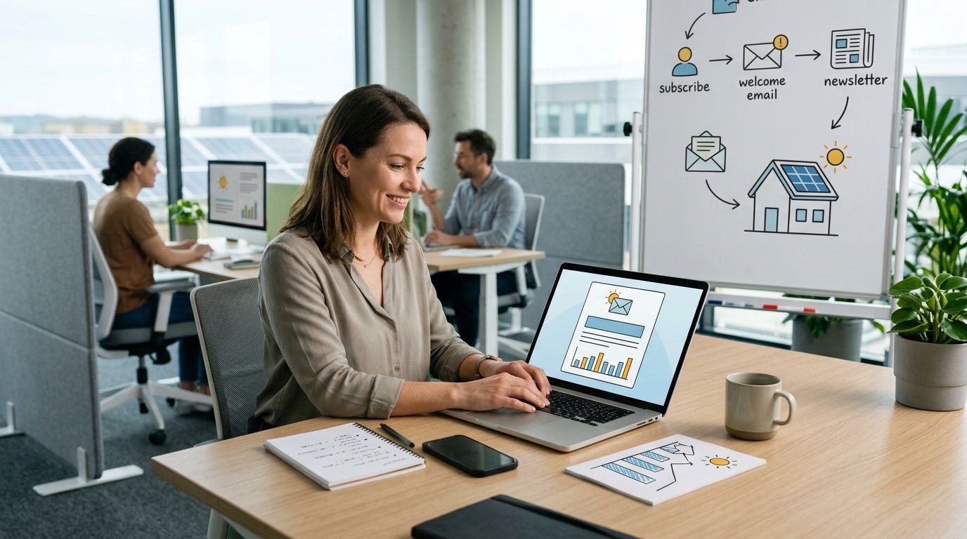 Email marketing bureau til solcellevirksomheder