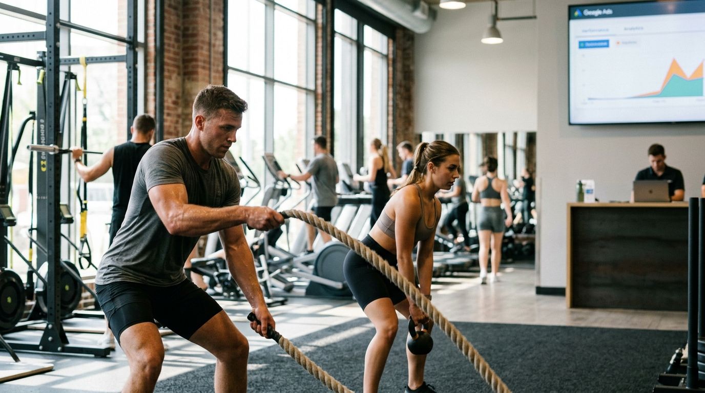 Google Ads bureau til fitnesscentre