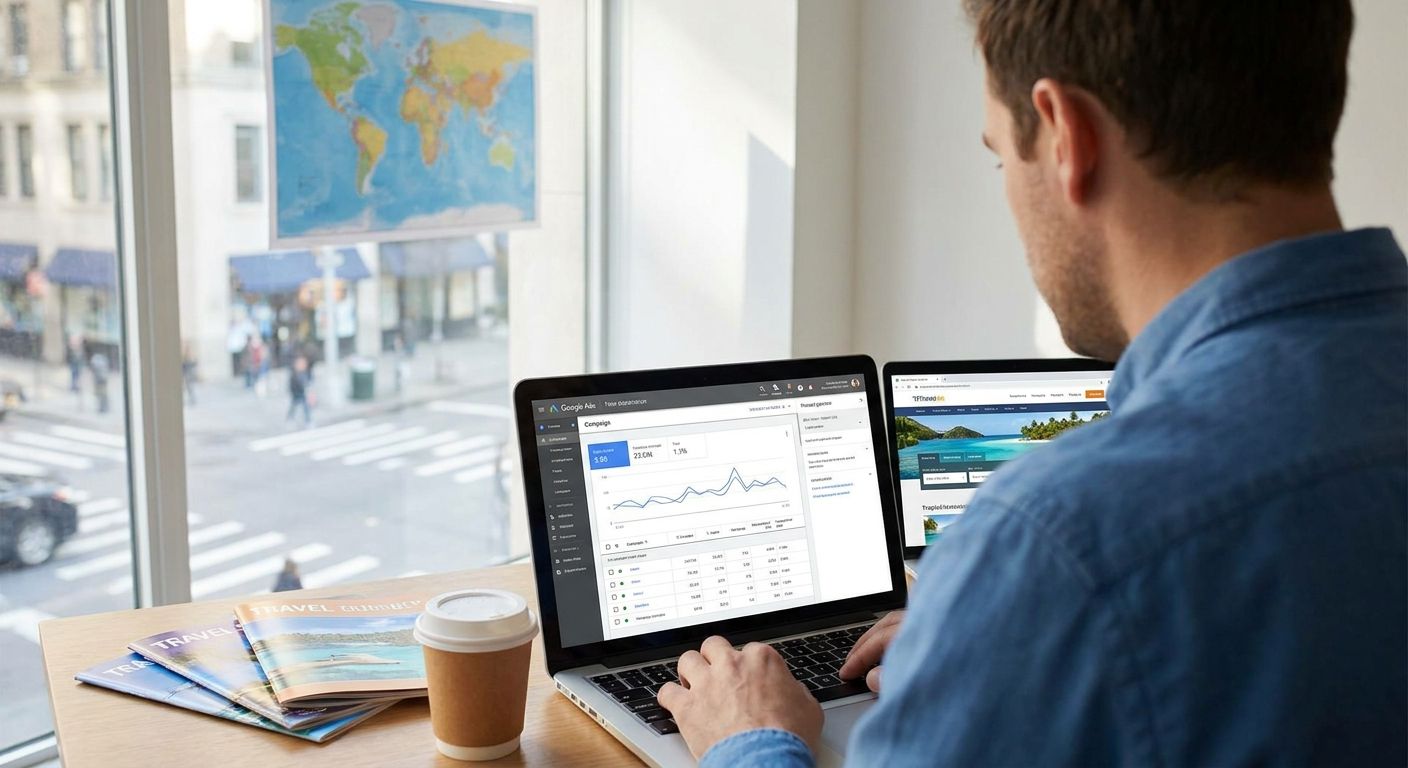 Google Ads bureau til rejsebureauer