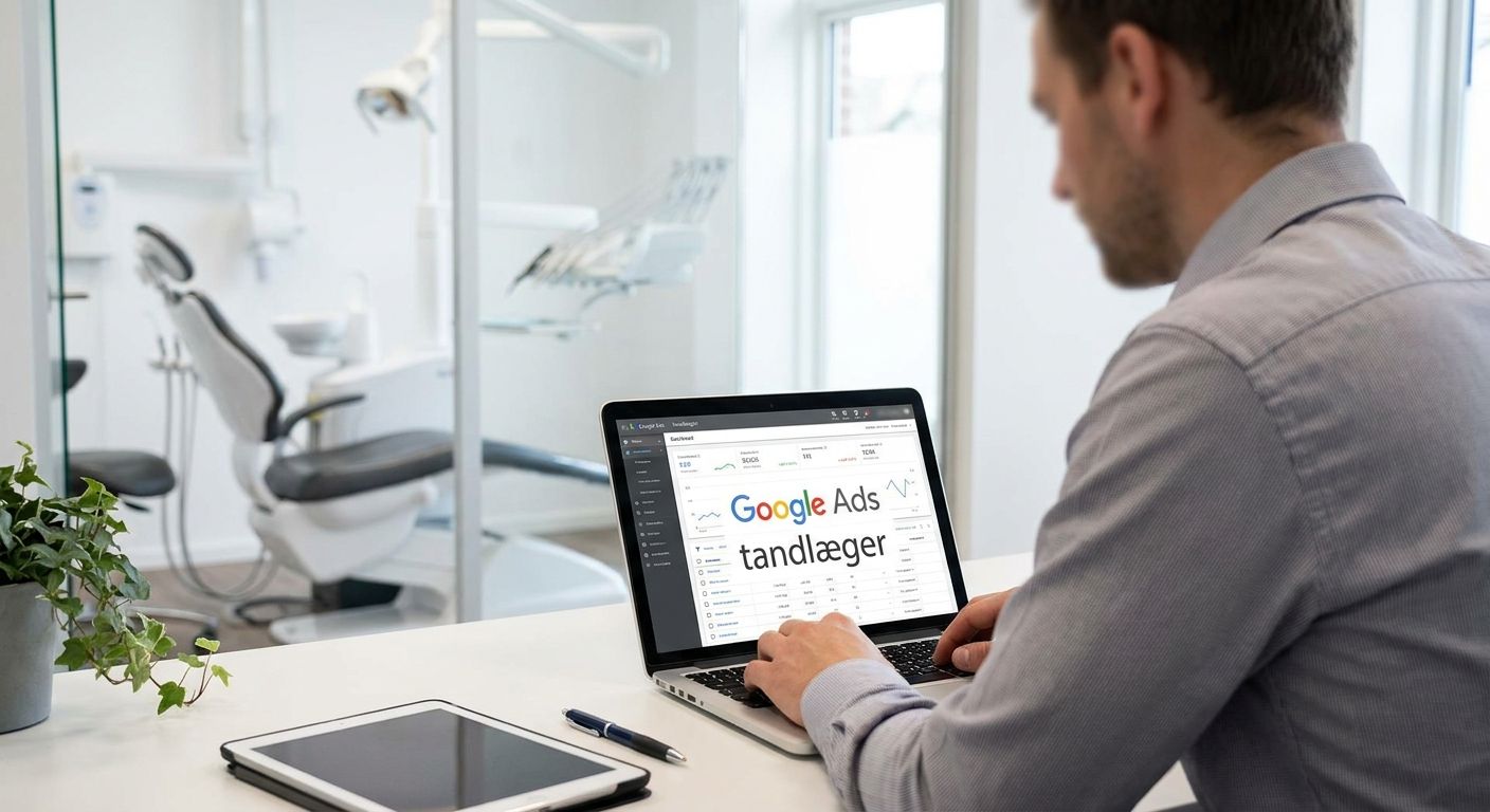 Google Ads bureau til tandlæger