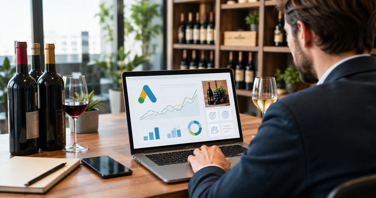 Google Ads bureau til vinimportører