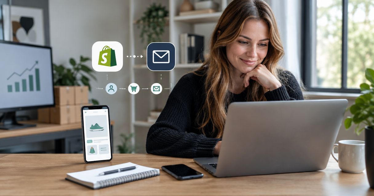 Shopify til Klaviyo: automatiser email-flows ved hvert køb i 2026