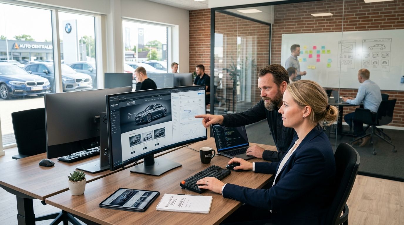Webbureau til bilforhandlere