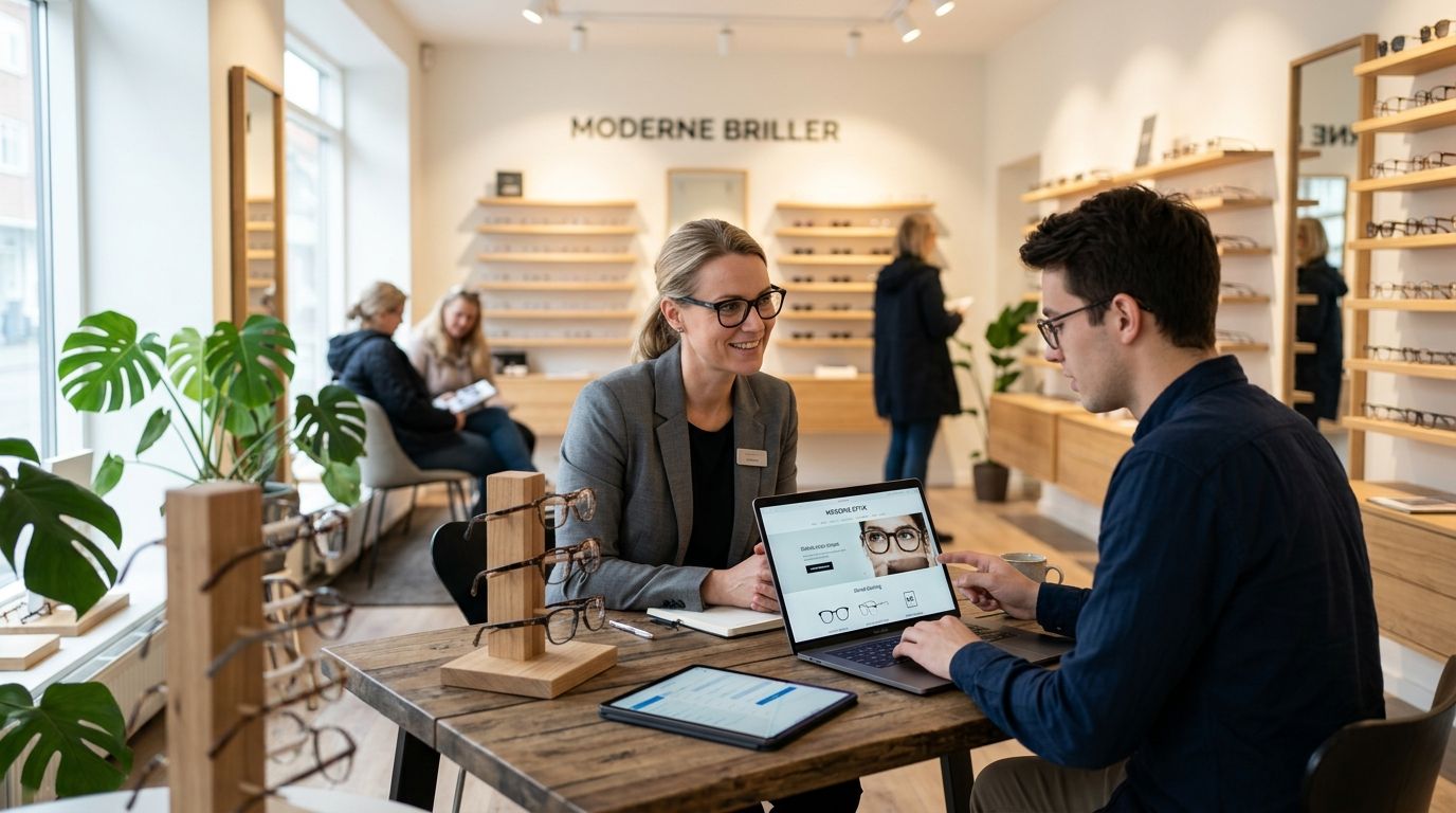 Webbureau til optikere