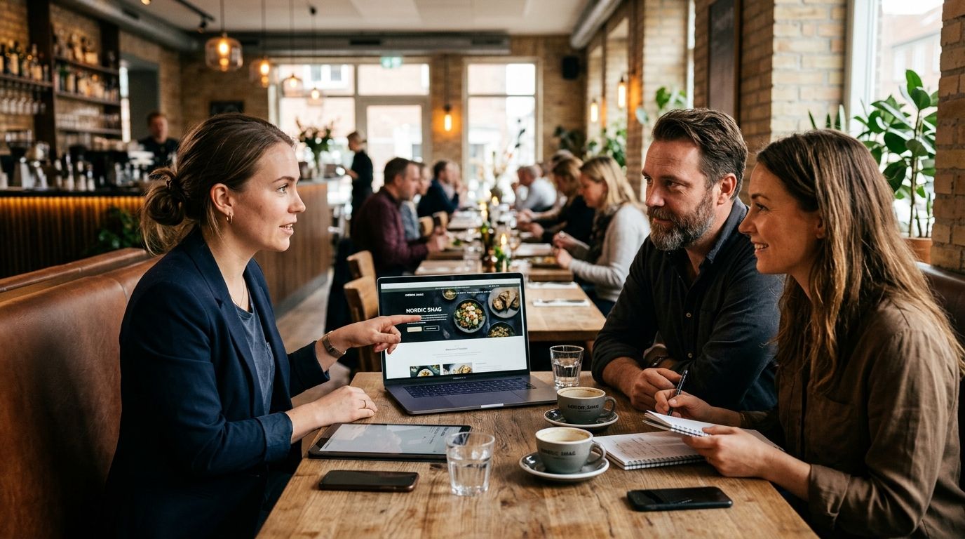 Webbureau til restauranter
